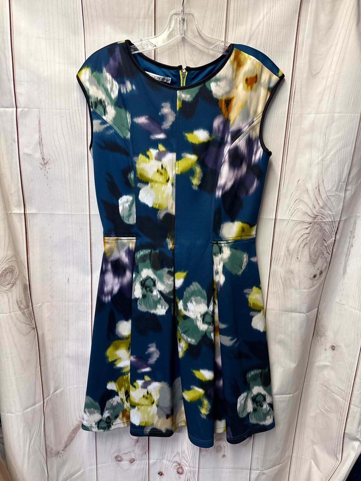 Maggy London Women's Size 10 Teal Floral Dress