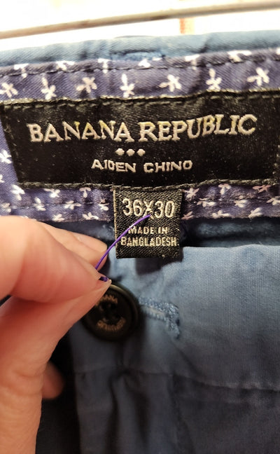 Banana Republic Men's Size 36x30 Blue Pants Arden Chino