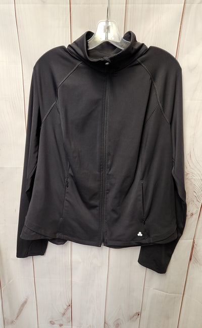 Tek Gear Women's Size XXL Black Active Jacket
