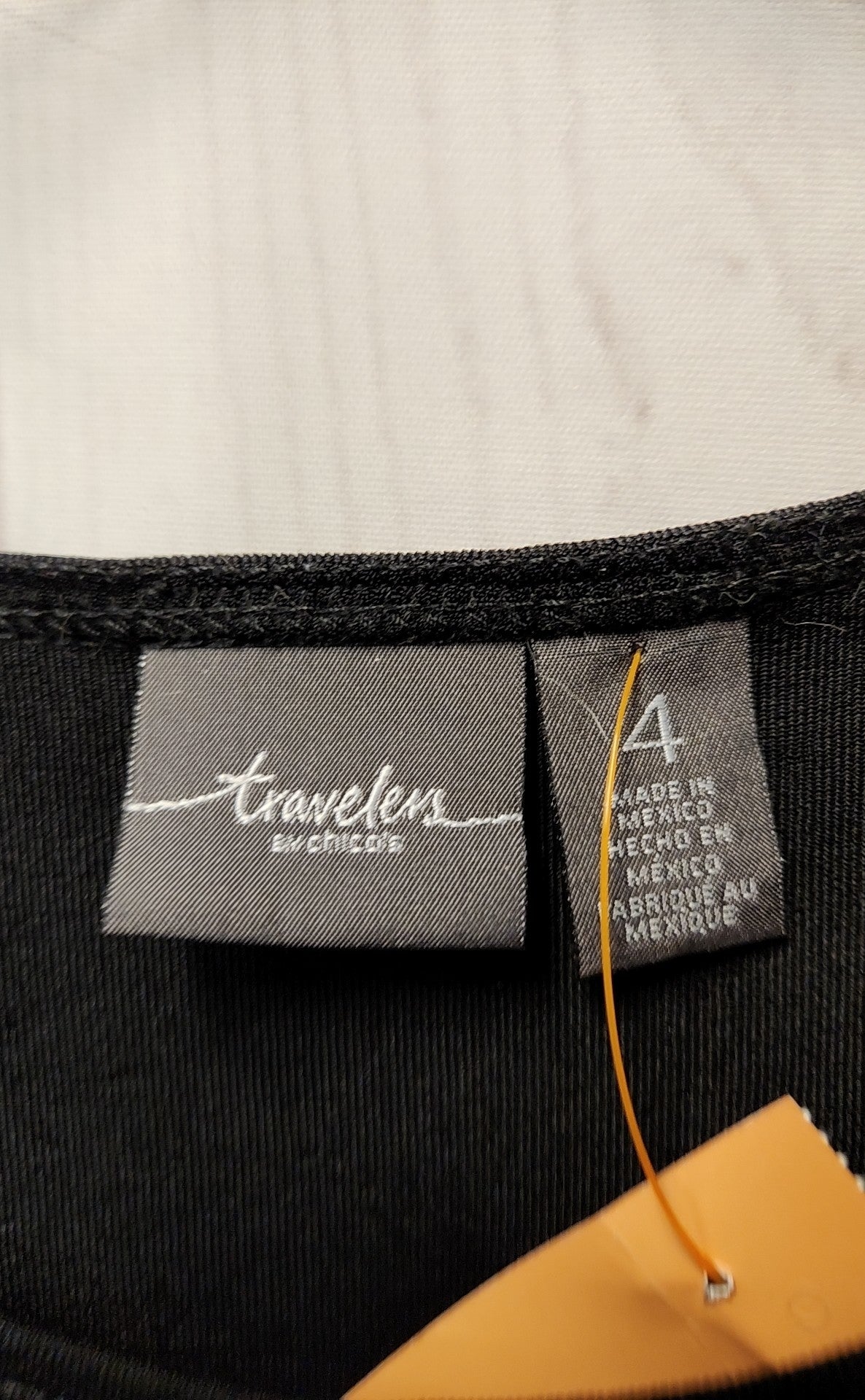 Chico's Travelers Women's Size 4 = US XXL Black Dress