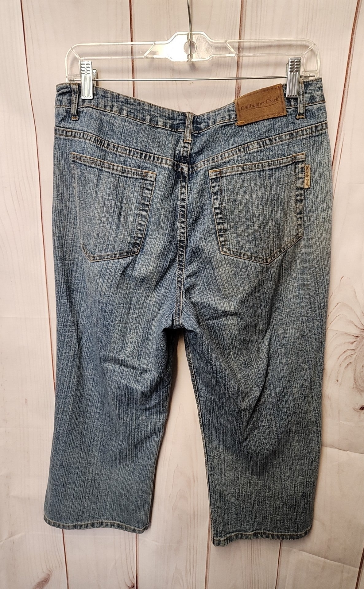 Coldwater Creek Women's Size 10 Petite Blue Capris