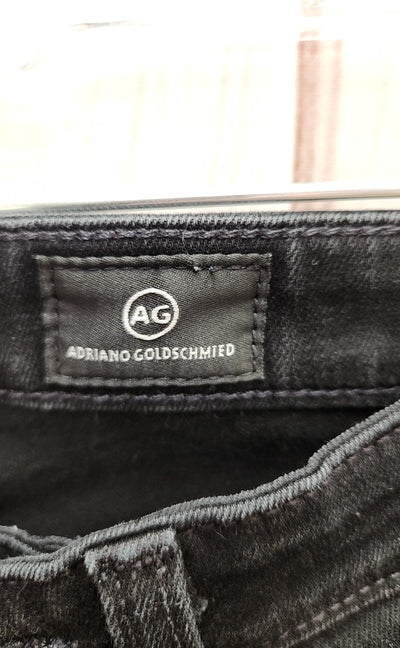 AG Adriano Goldschmied Women's Size 24 (00) The Legging Ankle Black Jeans