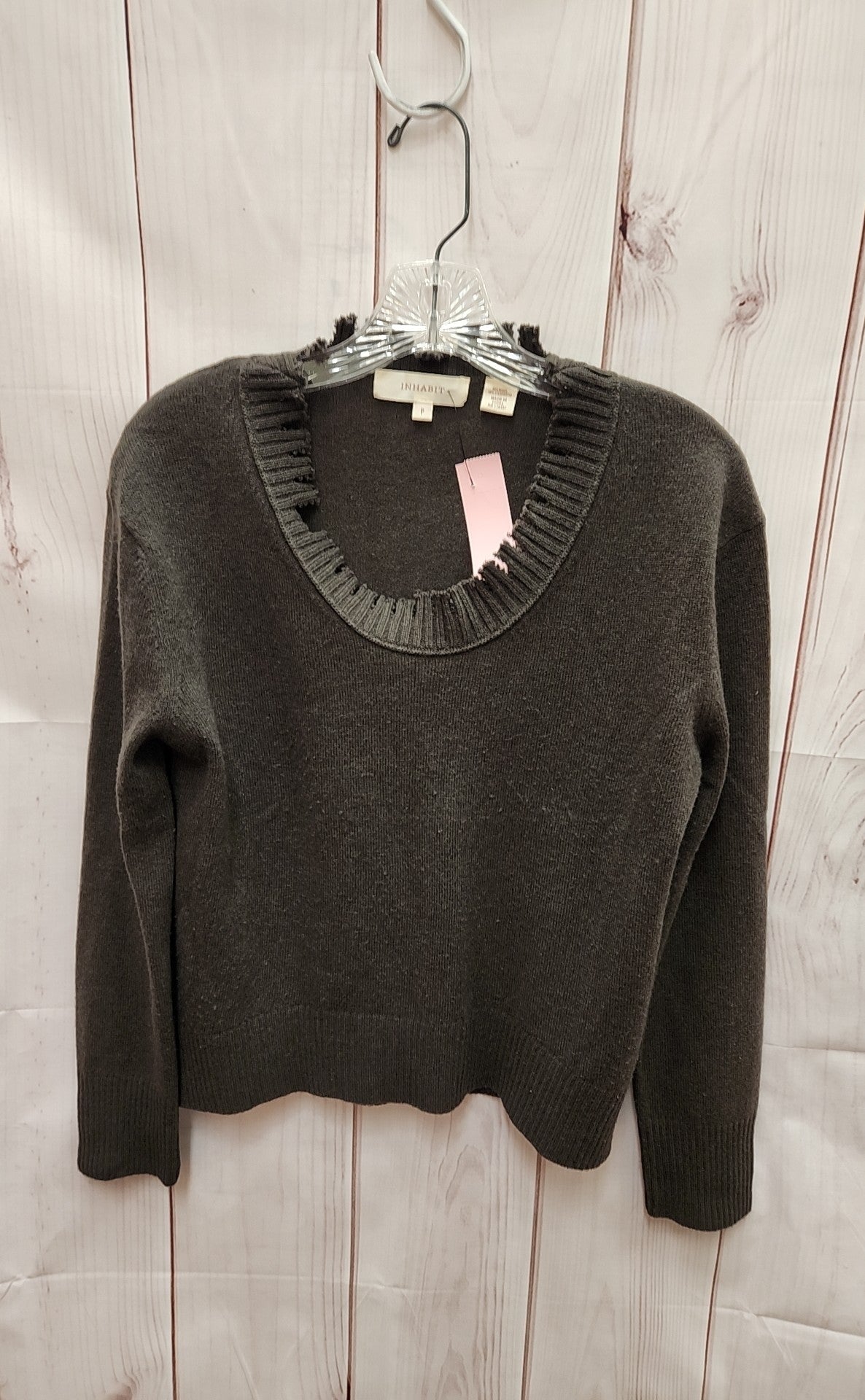 Inhabit Women's Size Petite Brown Sweater