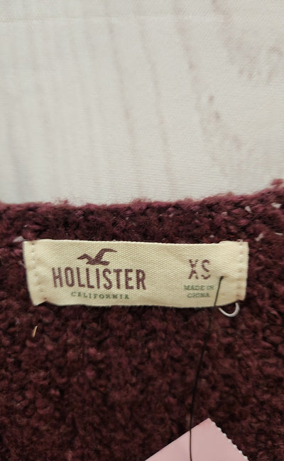 Hollister Women's Size XS Maroon Sweater