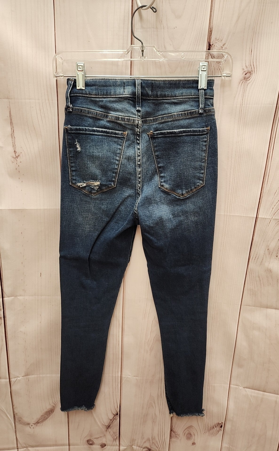 Abercrombie & Fitch Women's Size 25 (0) High Rise Super Skinny Ankle Blue Jeans