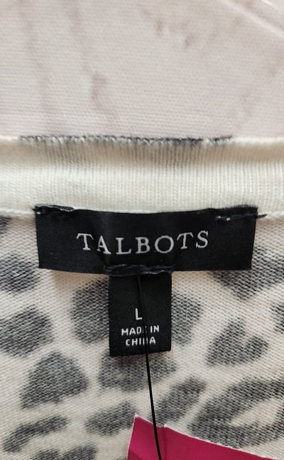 Talbots Women's Size L Beige Cardigan