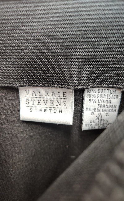 Valerie Stevens Women's Size XL Black Pants