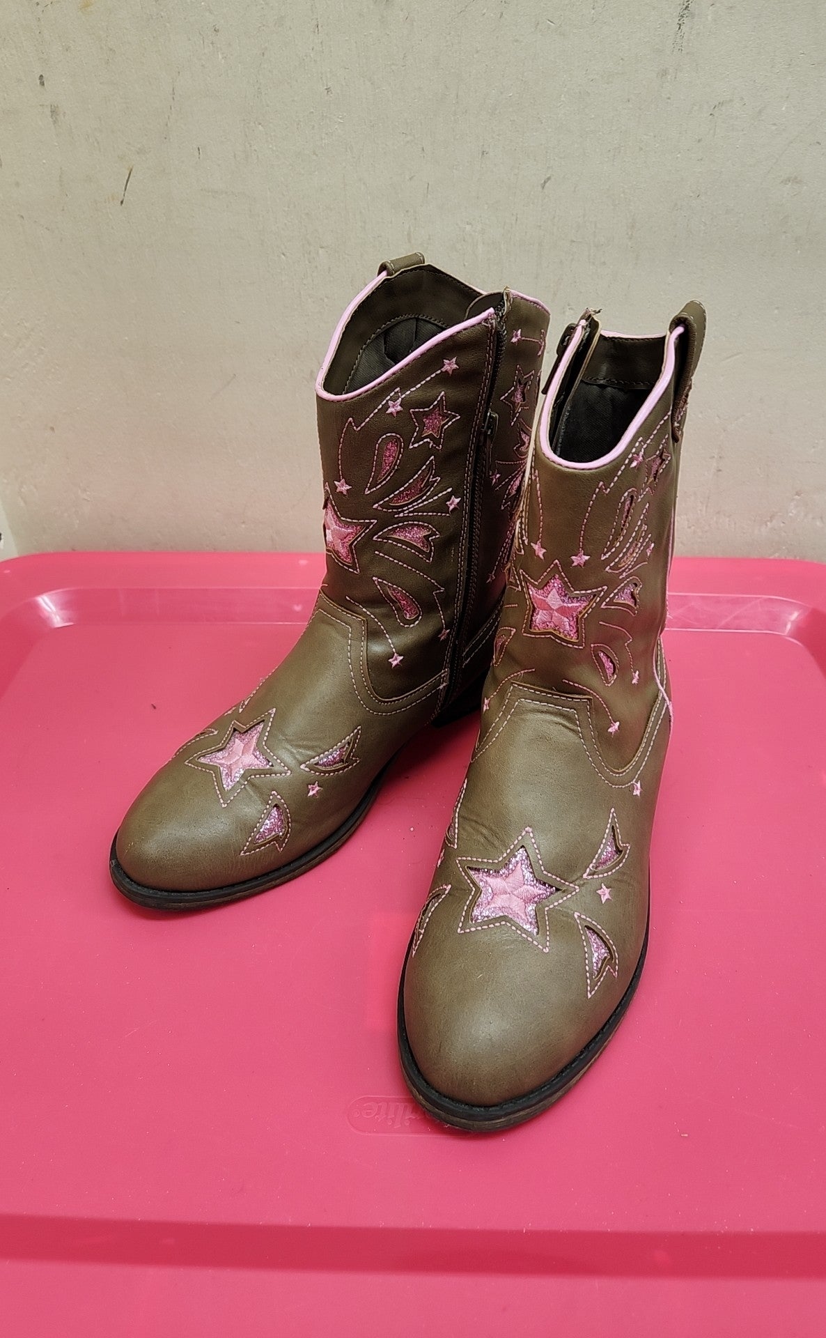 Wonder Nation Girl's Size 5 Brown Boots