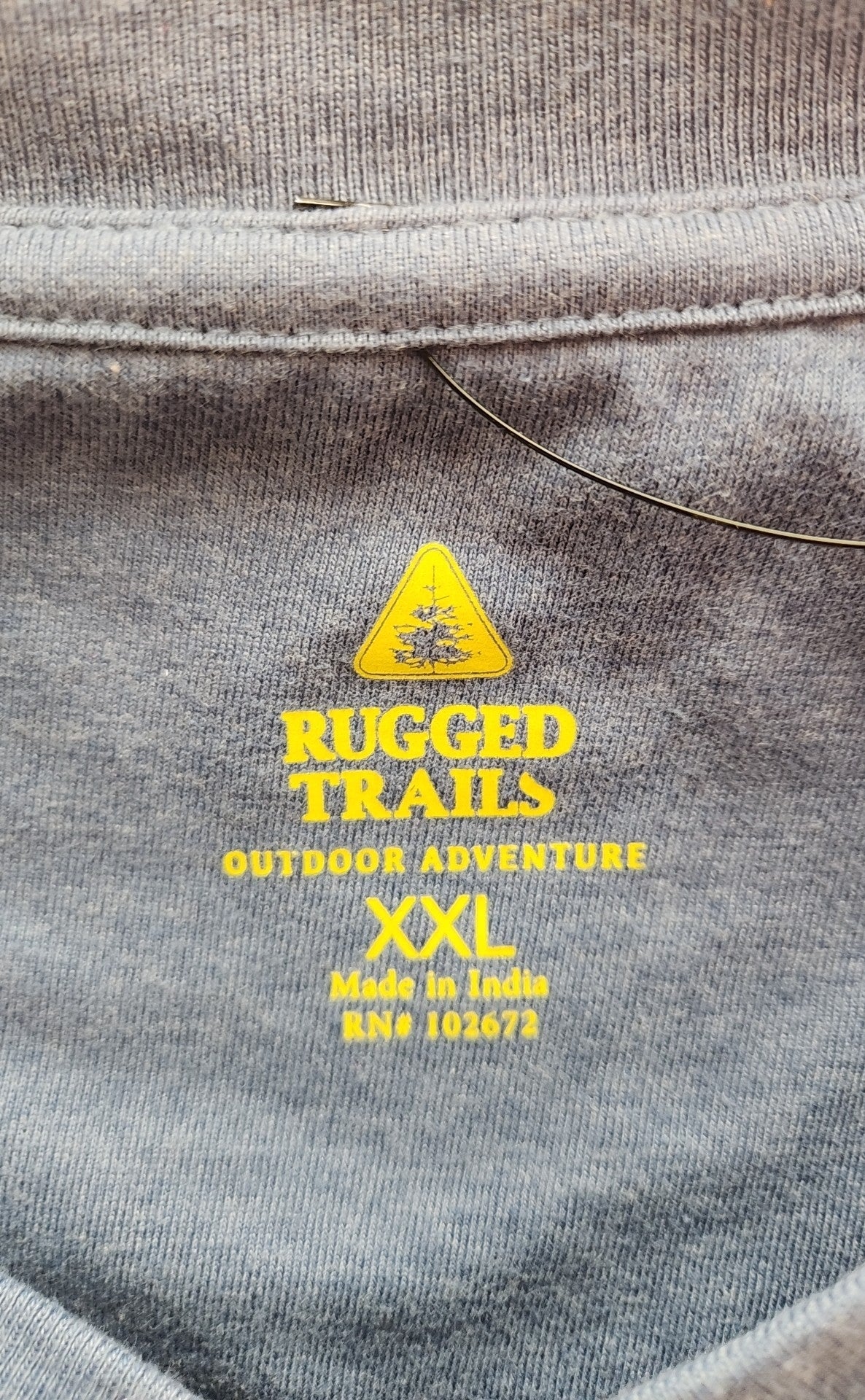 Rugged Trails Men's Size XXL Blue Shirt