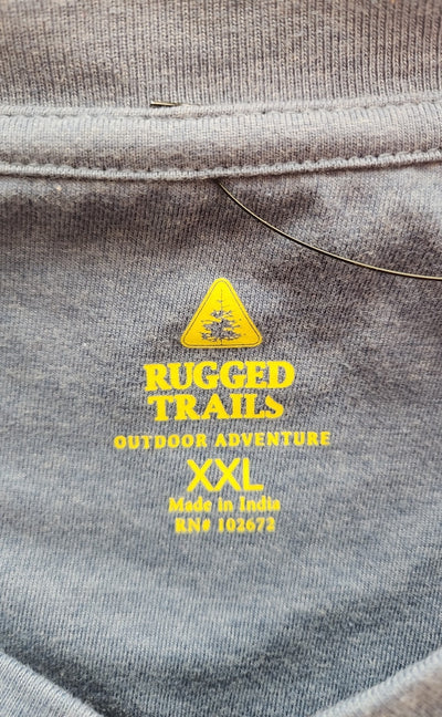 Rugged Trails Men's Size XXL Blue Shirt