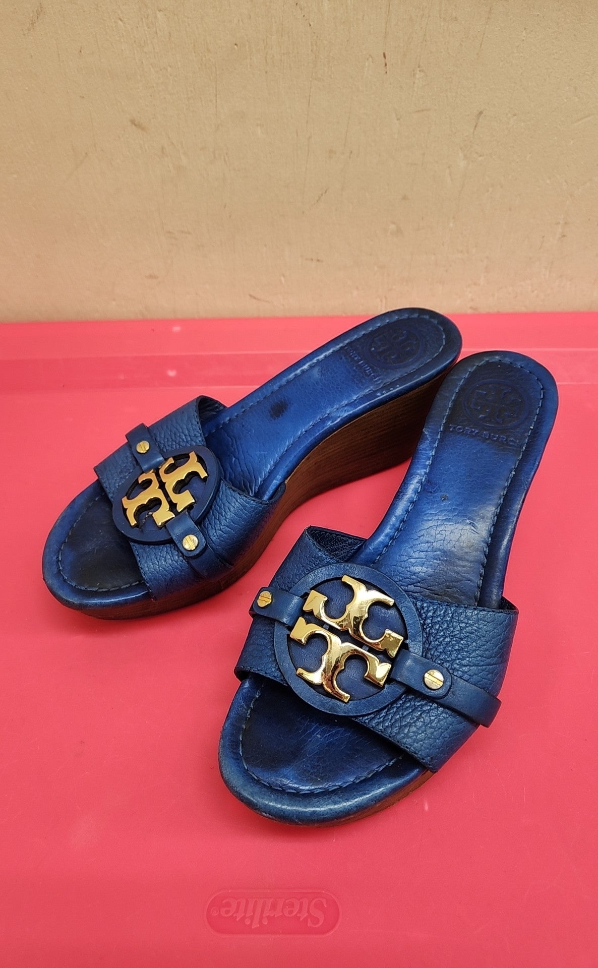 Tory Burch Women's Size 7 Blue Sandals