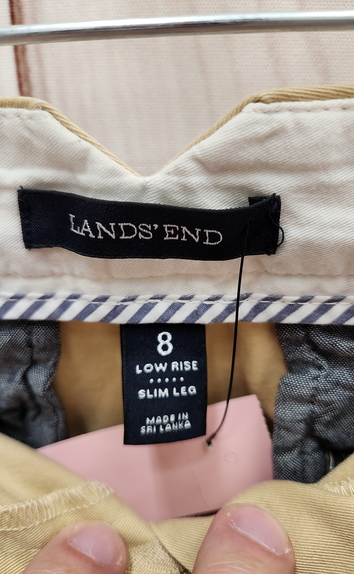 Lands End Women's Size 8 Beige Pants