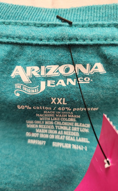 Arizona Men's Size XXL Teal Shirt
