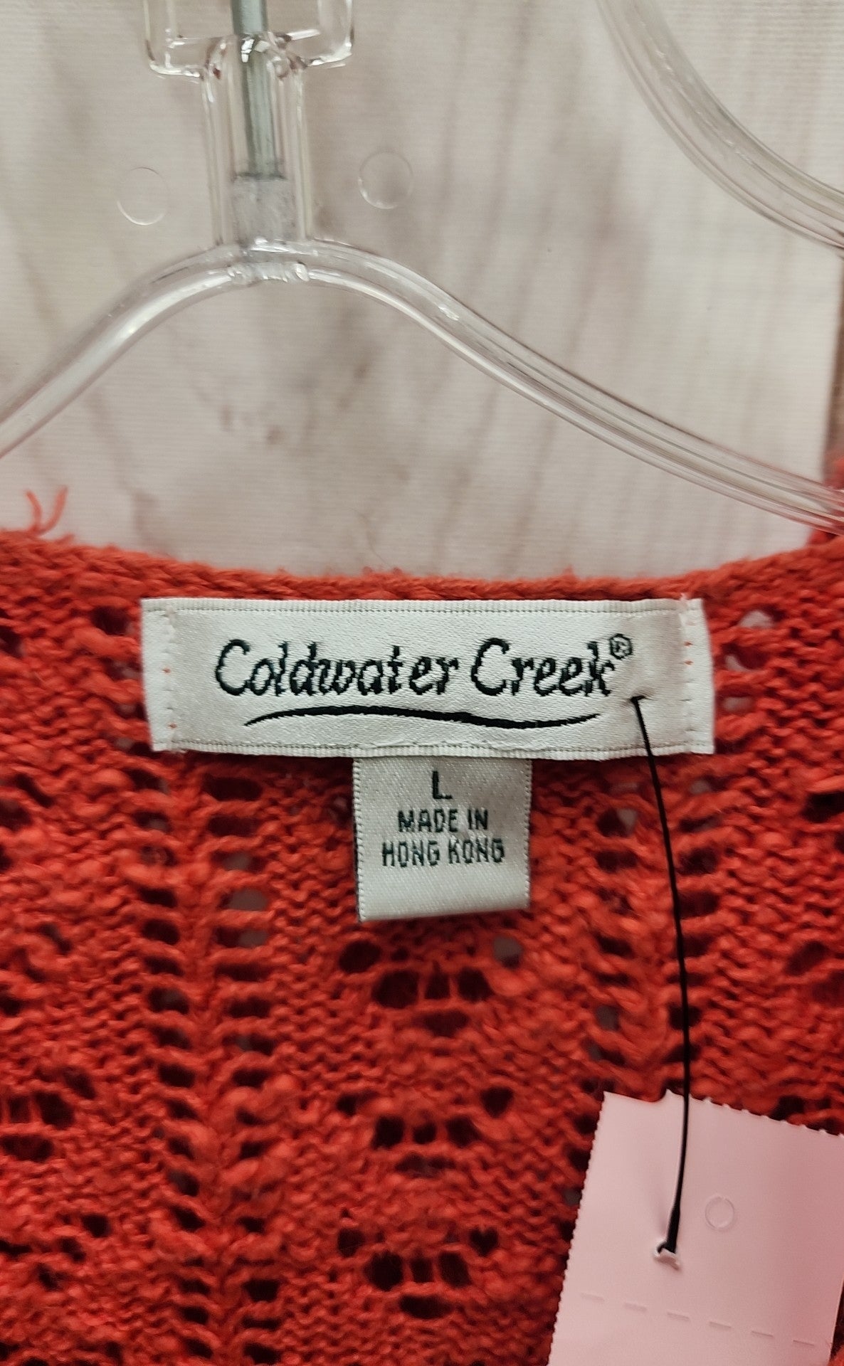 Coldwater Creek Women's Size L Red Sweater