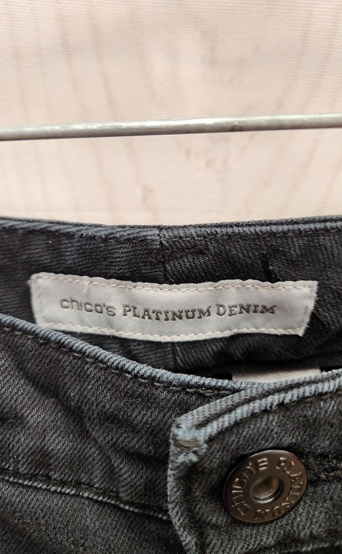 Chico's Women's Size 30 (9-10) Black Jeans