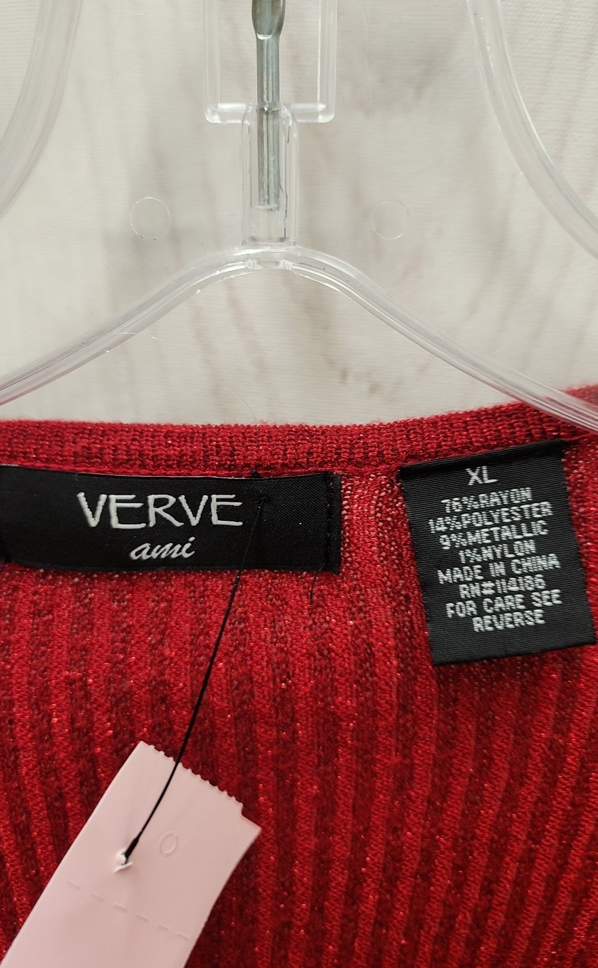 Verve Women's Size XL Red Sweater