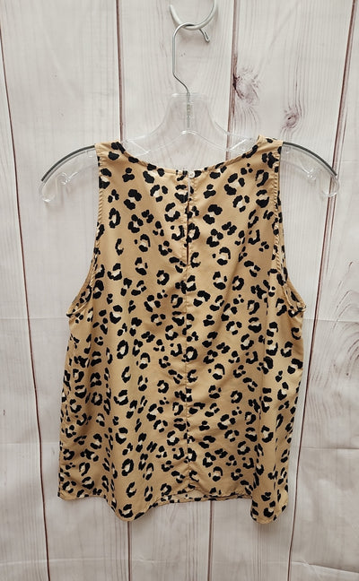 A New Day Women's Size M Beige Sleeveless Top