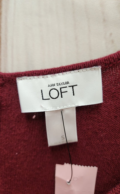 Loft Women's Size S Red Sweater