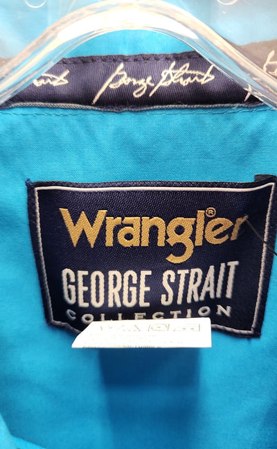 Wrangler Men's Size 2X Blue Shirt