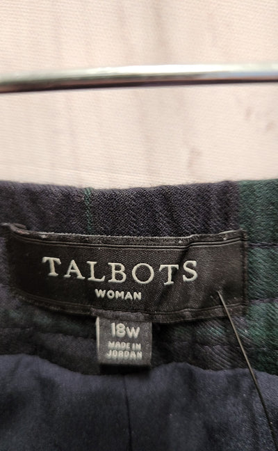 Talbots Women's Size 18W Green Pants