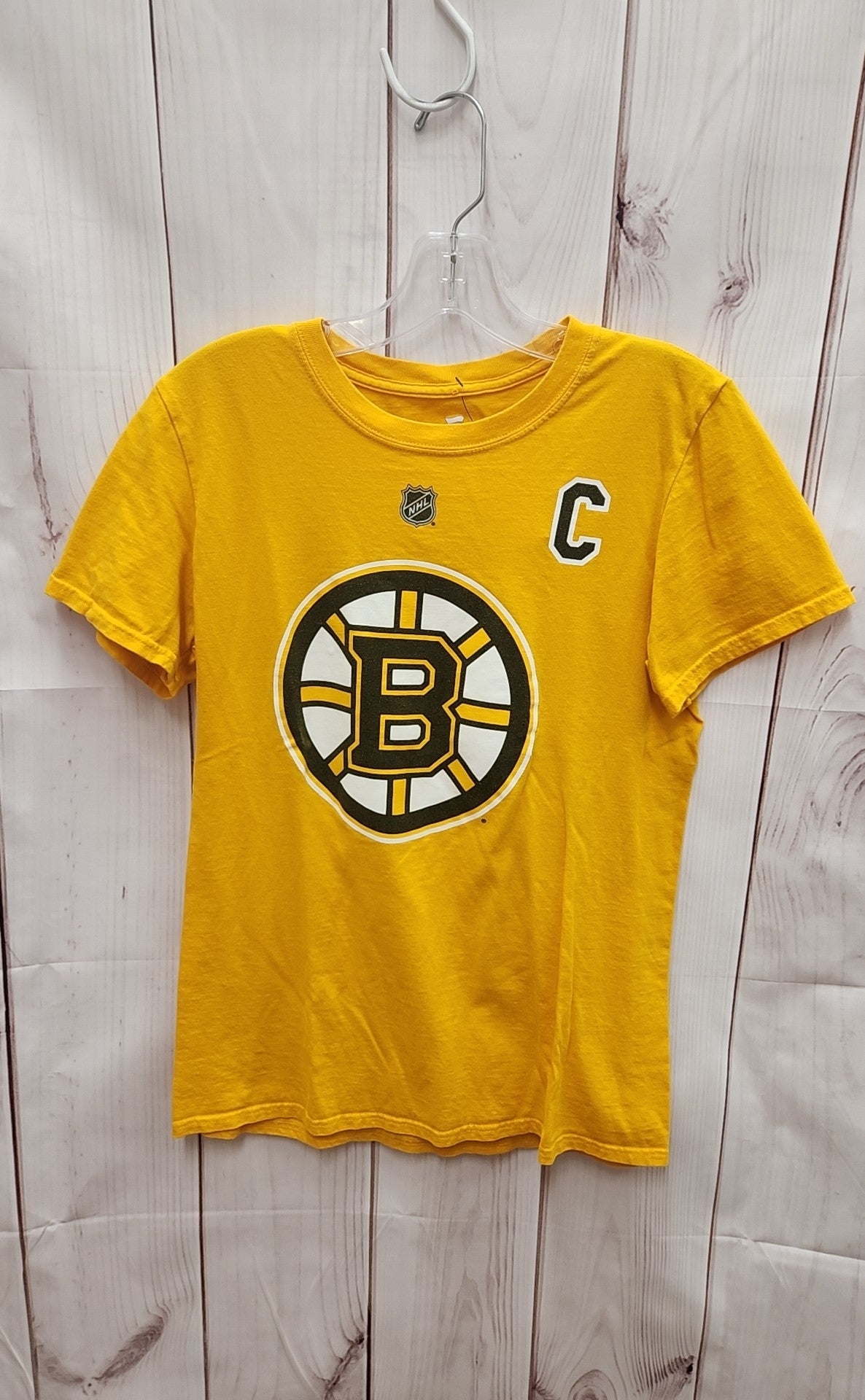 Bruins Women's Size S Yellow Short Sleeve Top