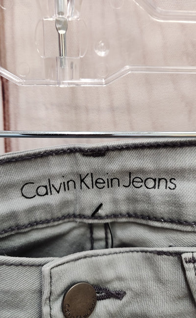 Calvin Klein Women's Size 29 (7-8) Legging Gray Jeans