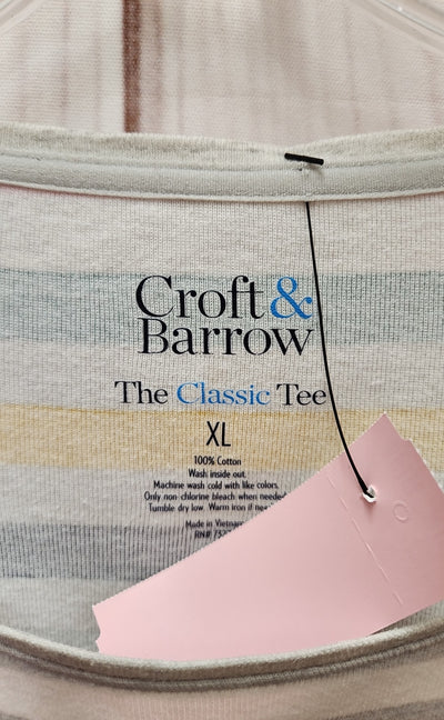 Croft & Barrow Women's Size XL Gray Long Sleeve Top