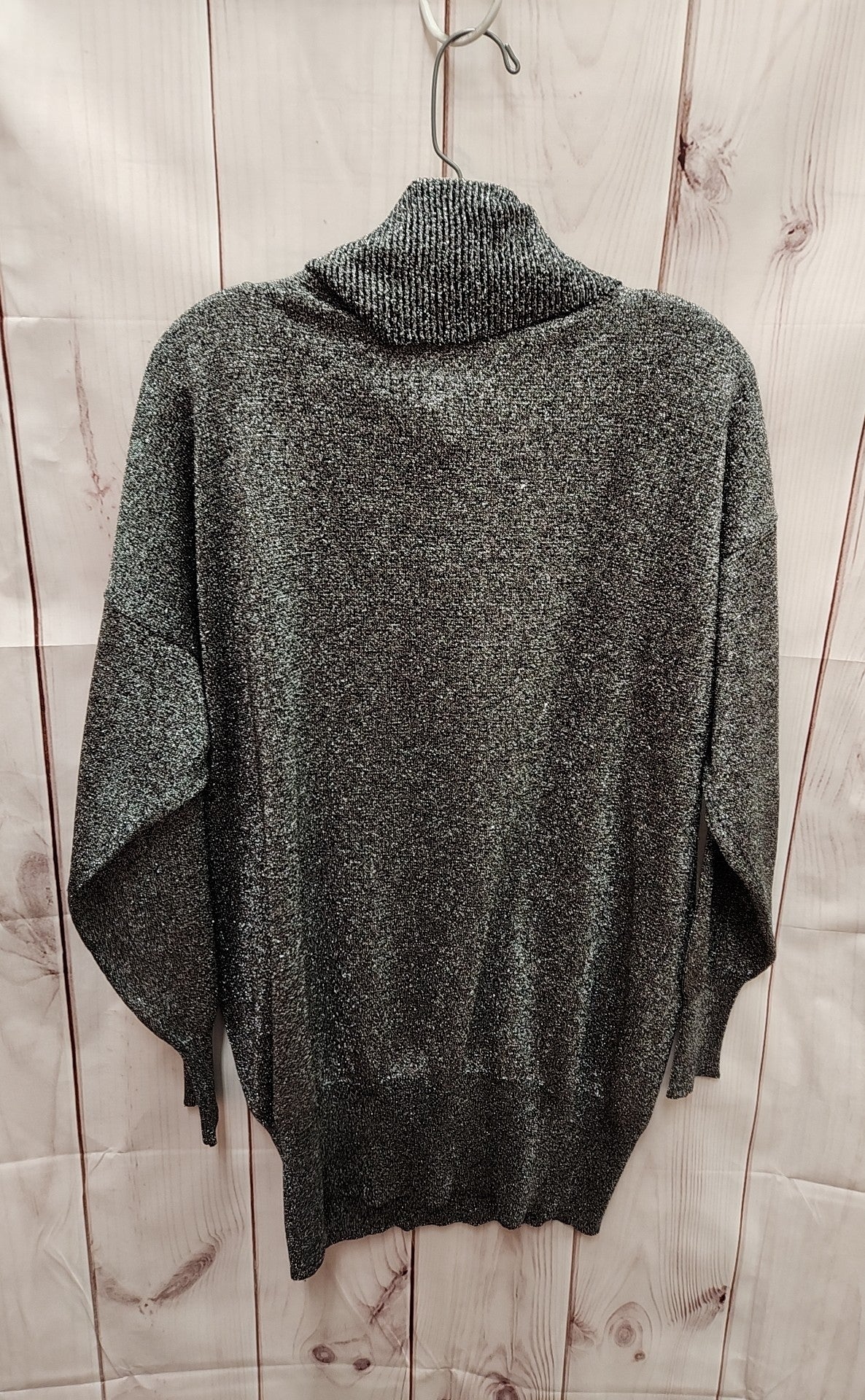 Women's Size 2X Silver Sweater