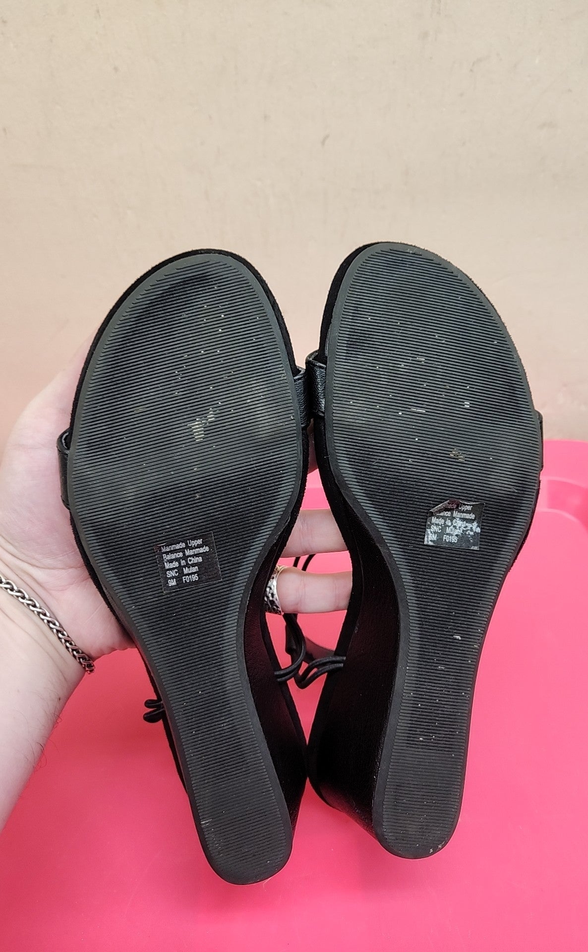 Style & Co Women's Size 9 Black Sandals