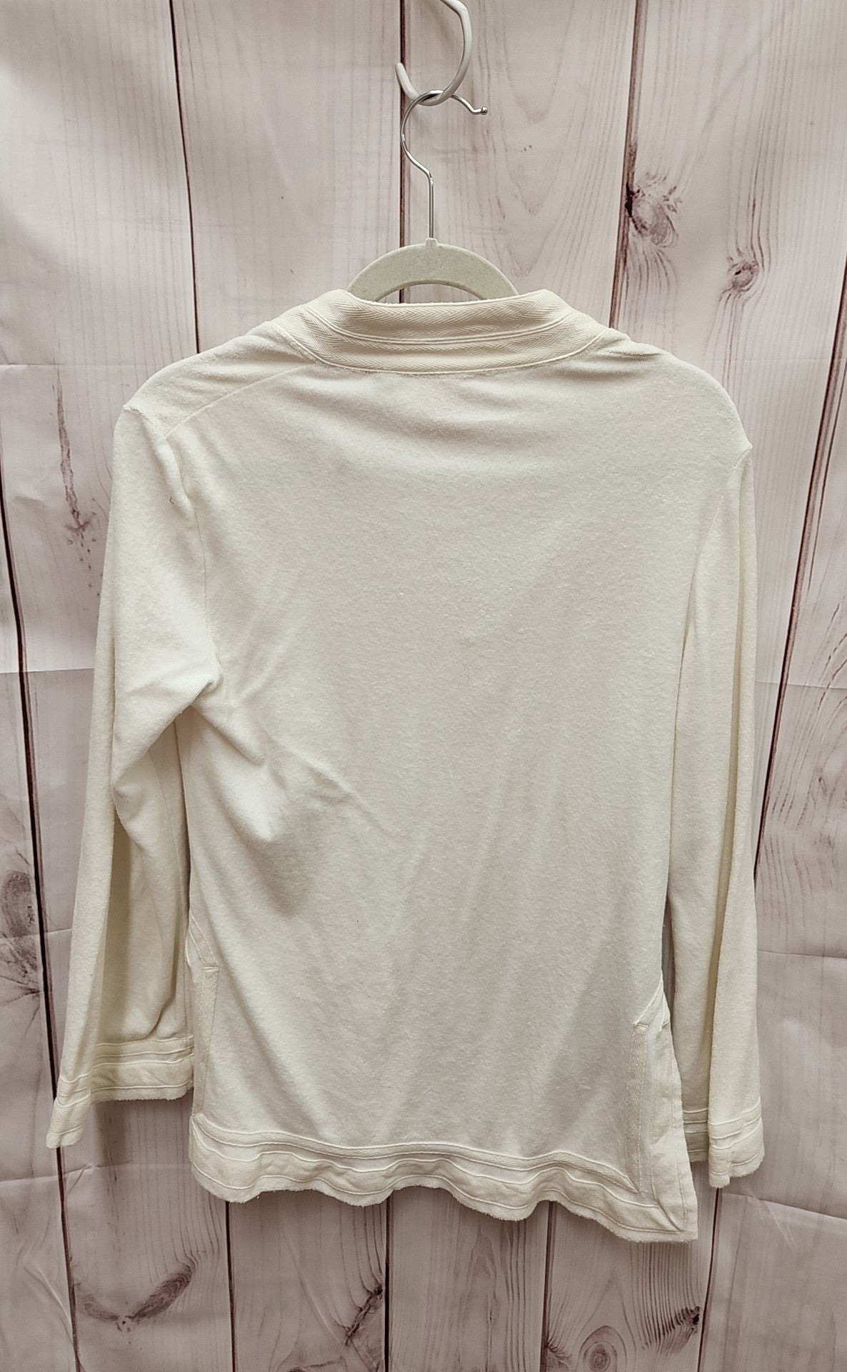 Tory Burch Women's Size S White Cotton Sweatshirt