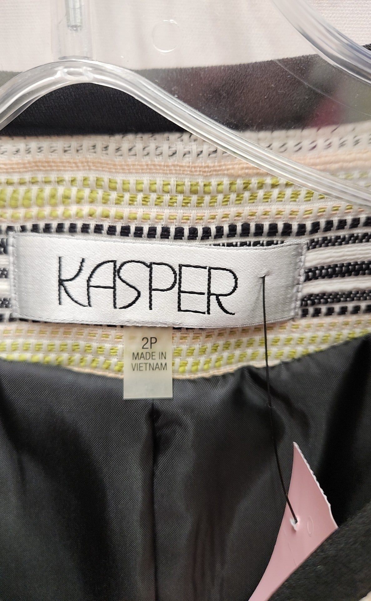 Kasper Women's Size 2 Petite Beige Blazer