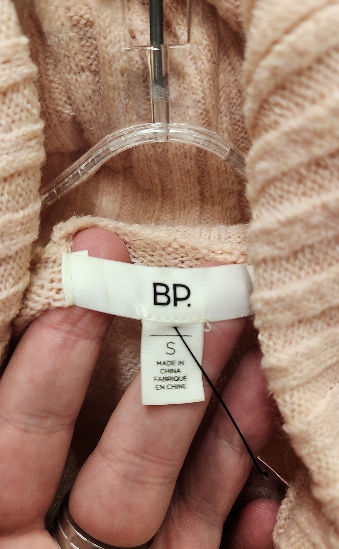 BP Women's Size S Peach Sweater