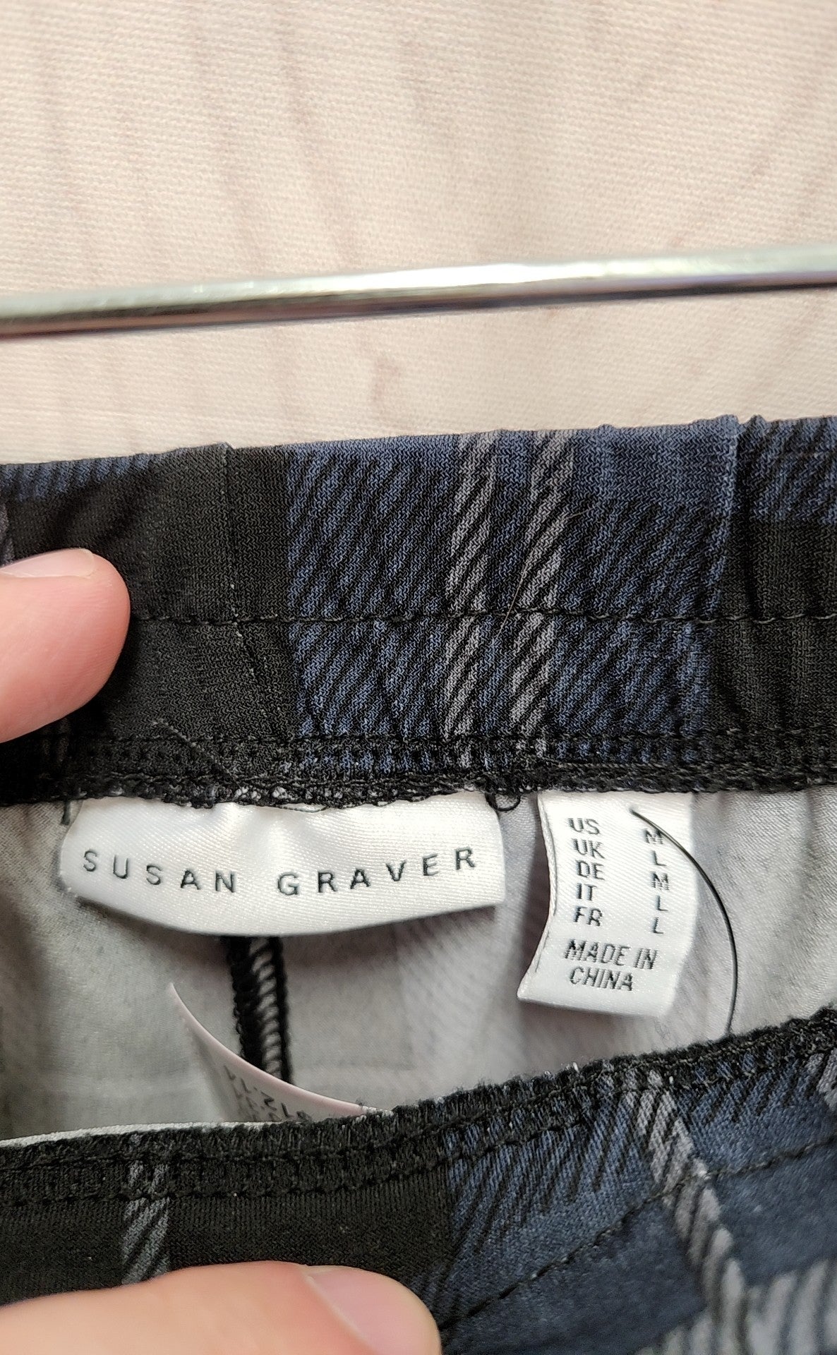Susan Graver Women's Size M Navy Pants