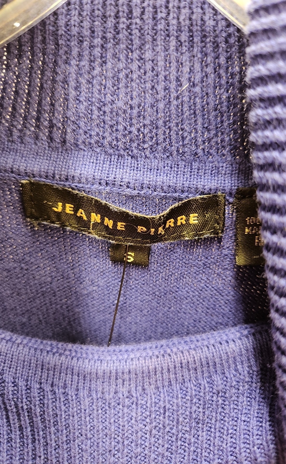 Jeanne Pierre Women's Size S Purple Sweater