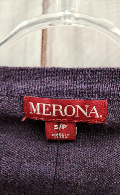 Merona Women's Size S Purple Cardigan