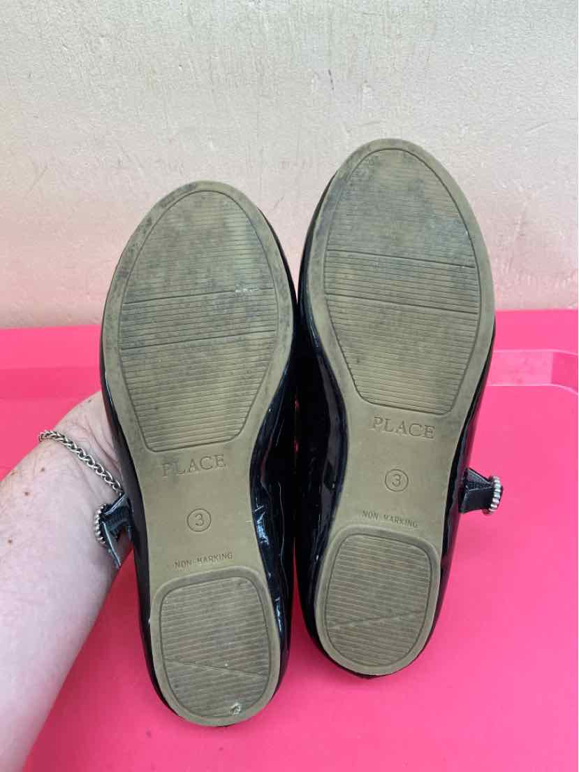 Place Girl's Size 3 Black Shoes