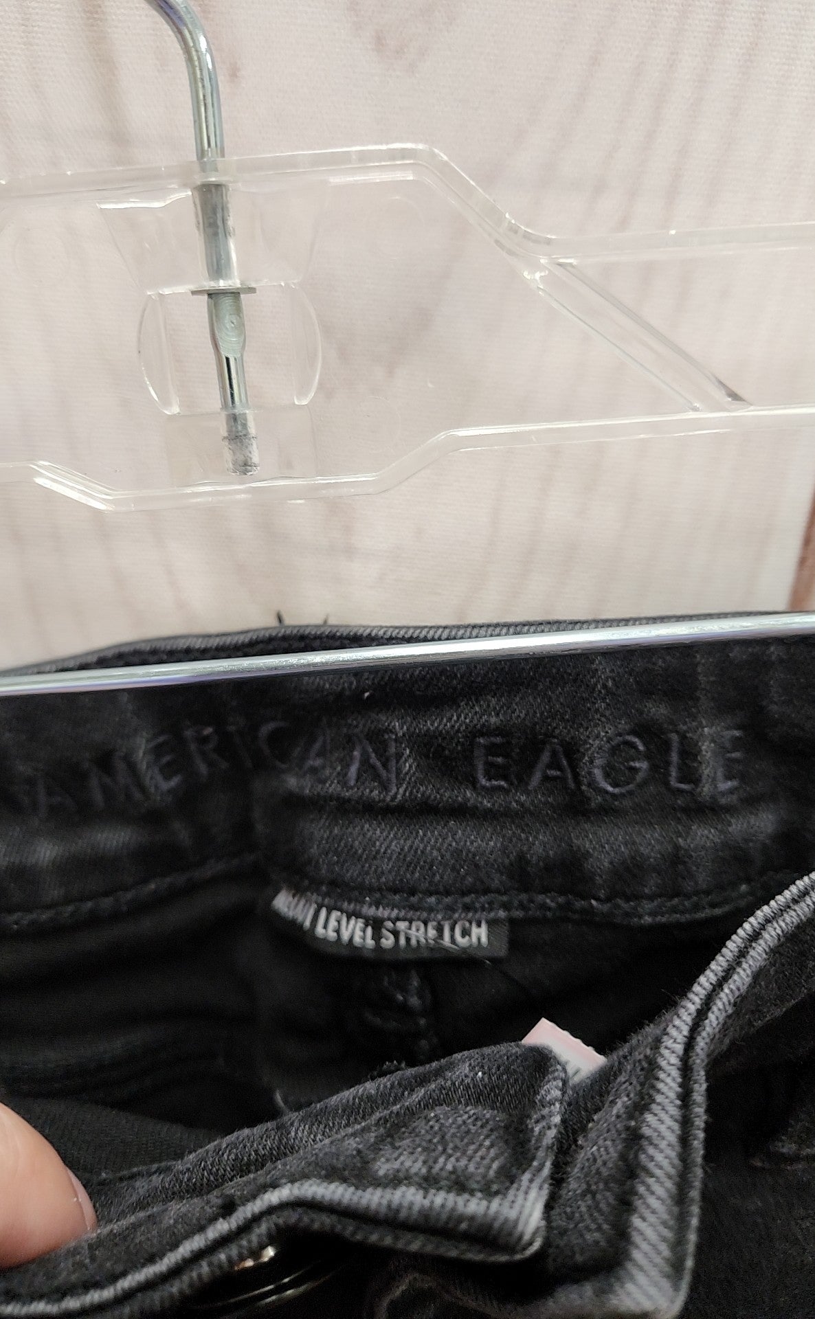 American Eagle Women's Size 29 (7-8) Black Jeans