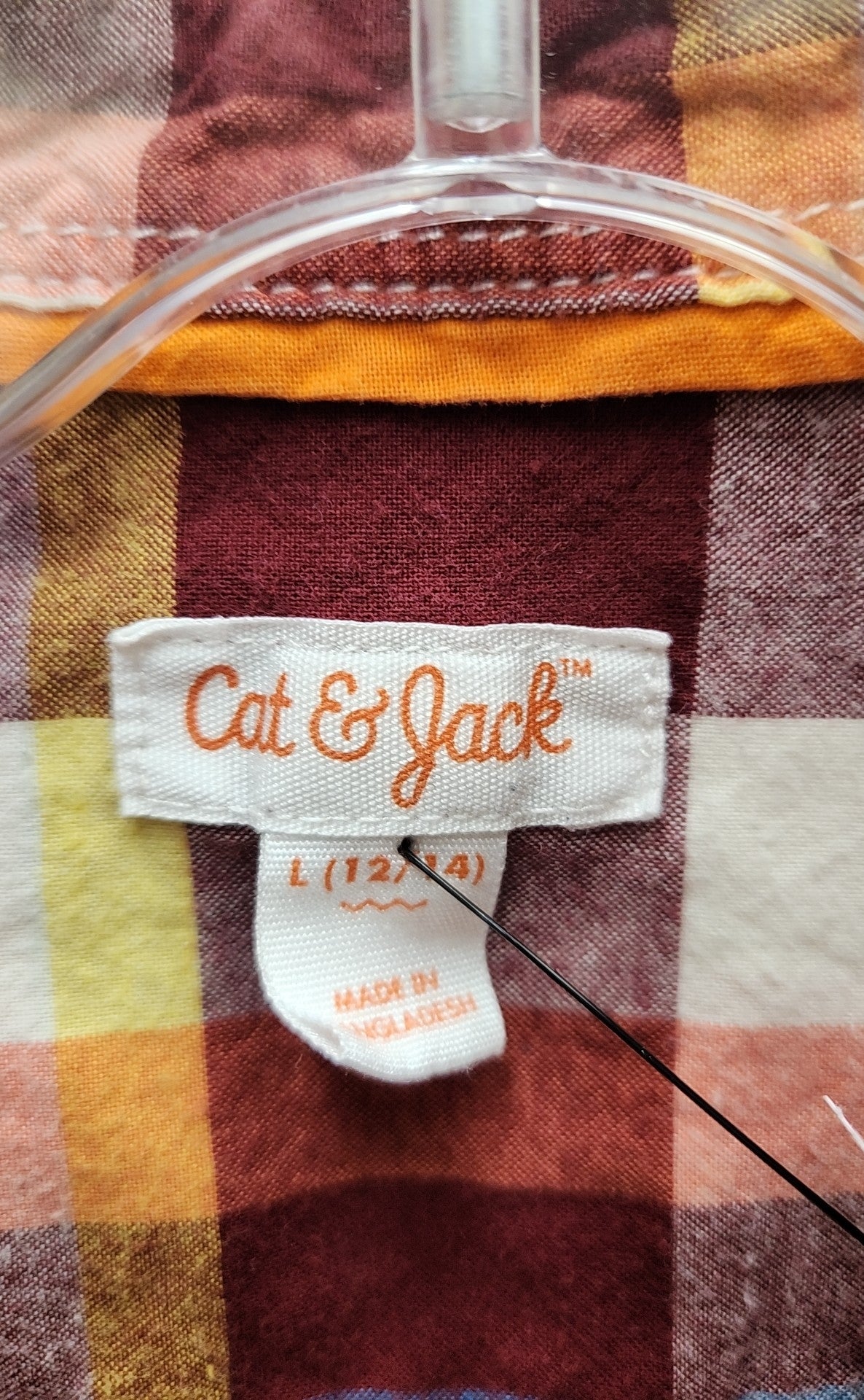 Cat & Jack Boy's Size 12/14 Red Shirt