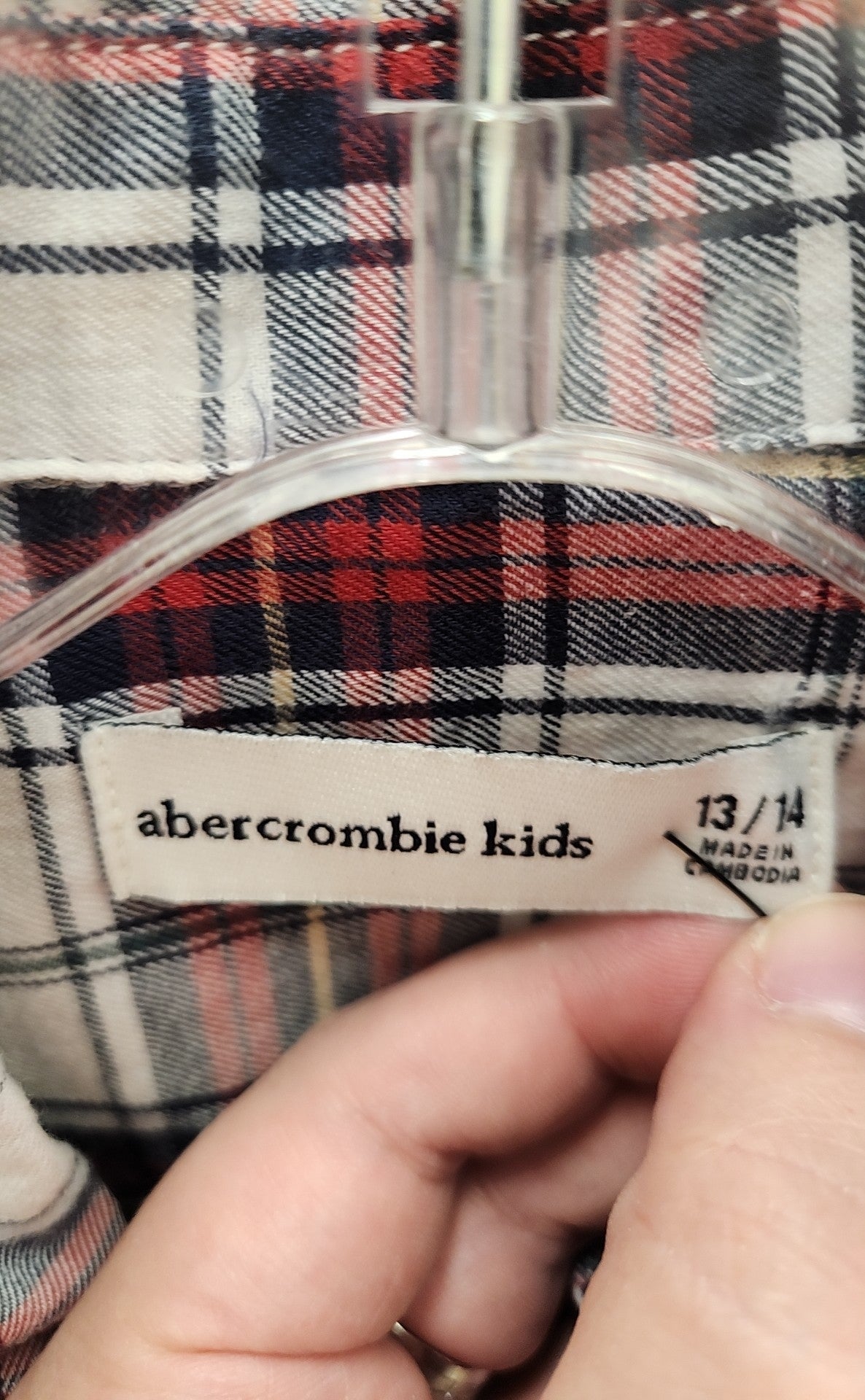 abercrombie Boy's Size 14 Red Shirt