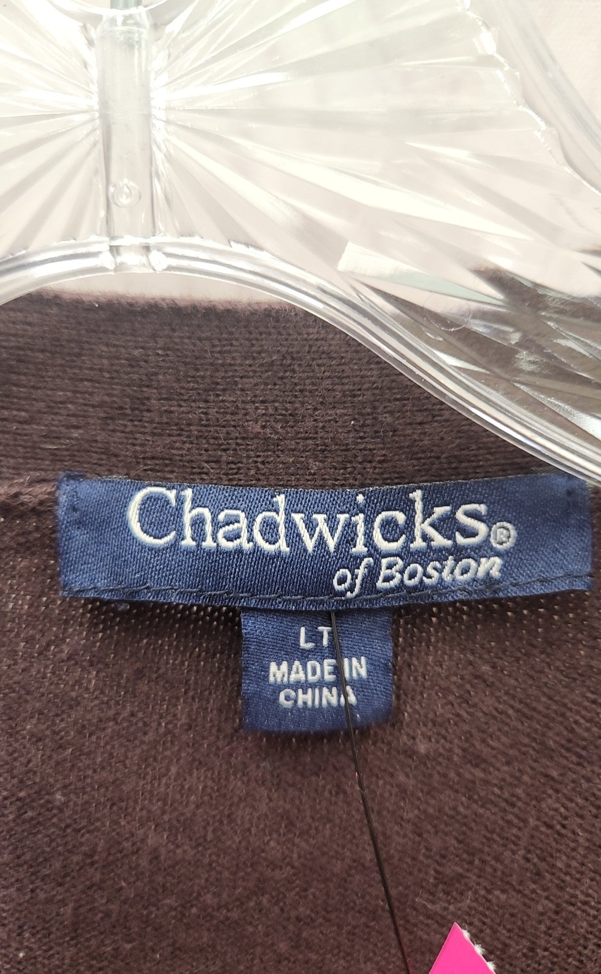 Chadwicks Women's Size L Tall Brown Cardigan