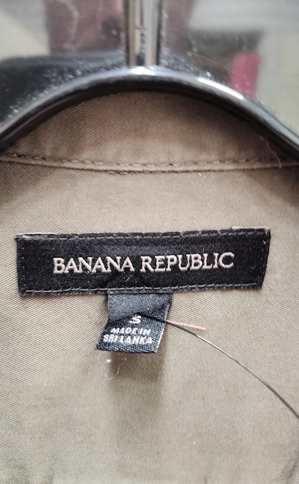 Banana Republic Women's Size S Olive Long Sleeve Top
