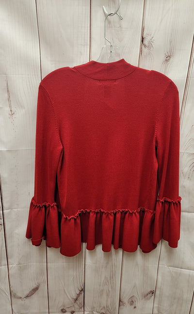 Alfani Women's Size S Petite Red Cardigan