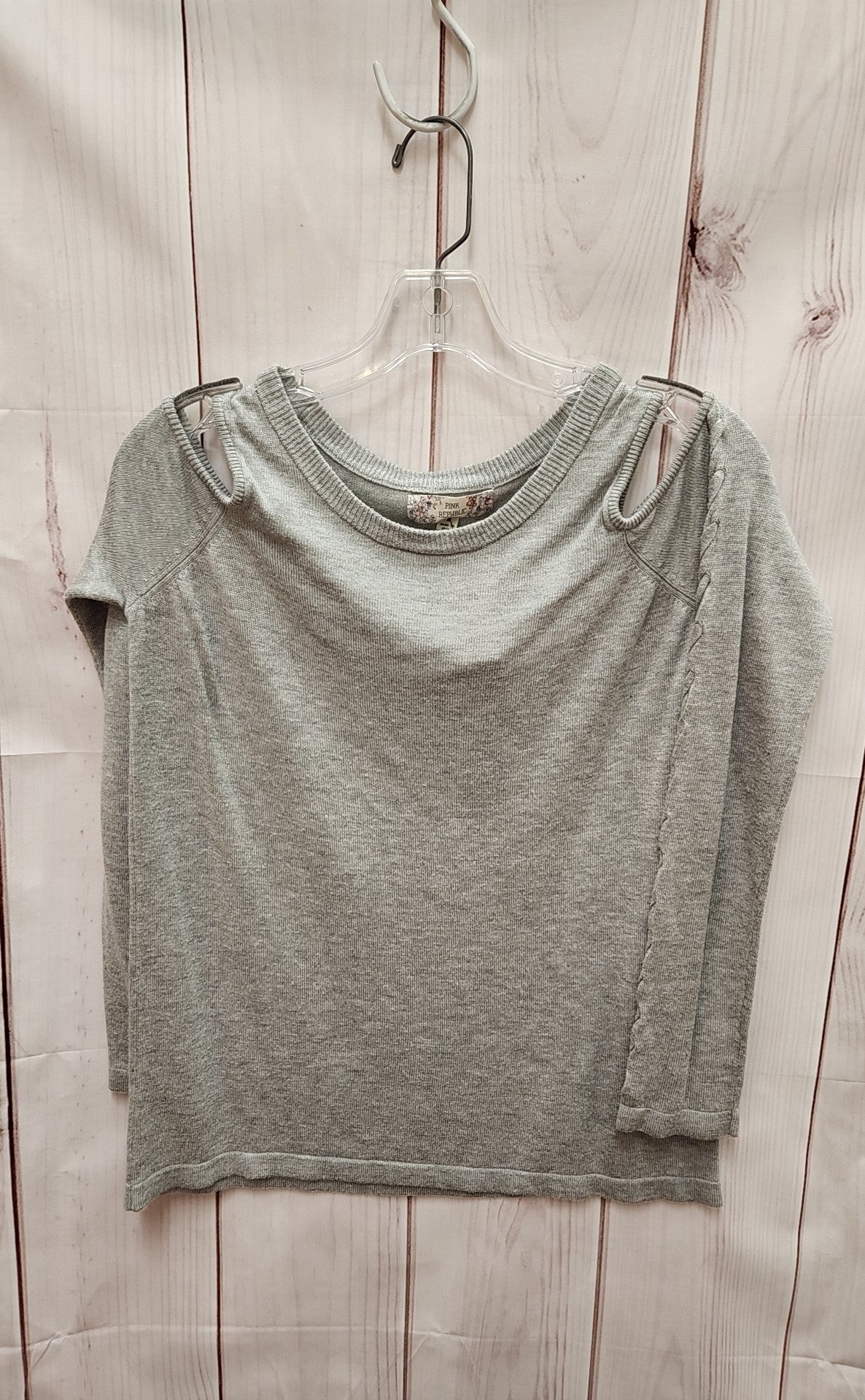 Pink Republic Women's Size M Gray Sweater