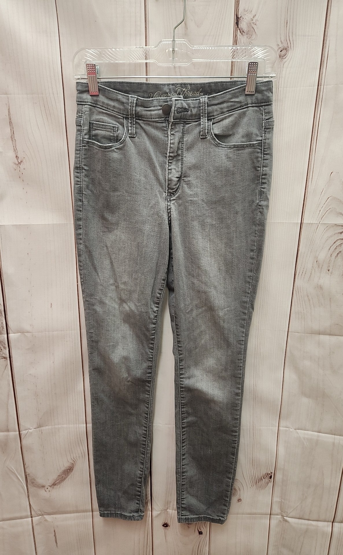 Universal Thread Women's Size 27 (3-4) Gray Jeans