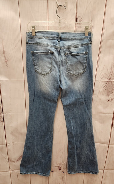 Old Navy Women's Size 28 (5-6) Flare High Rise Blue Jeans