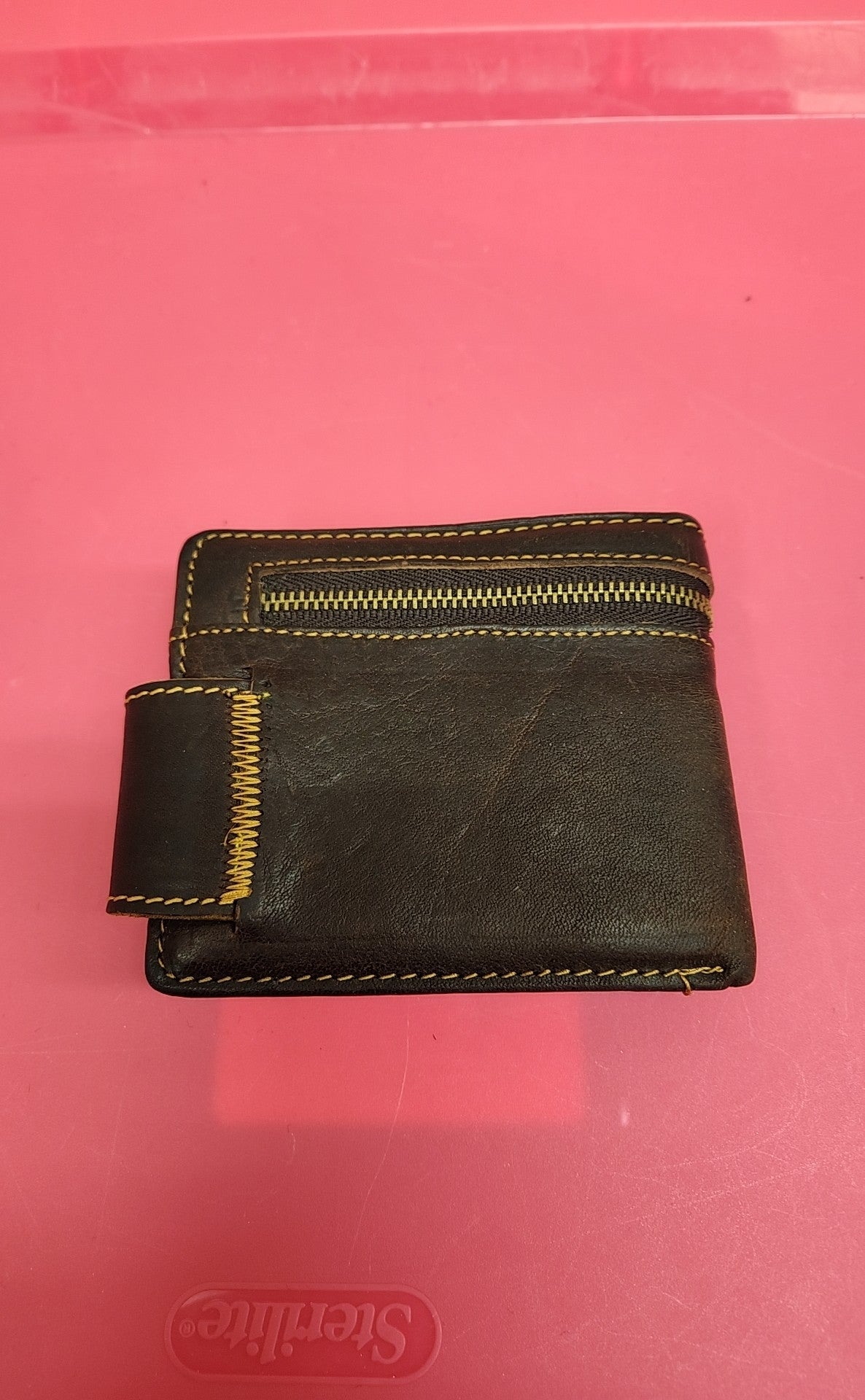 Steppe Wolf Brown Leather Wallet