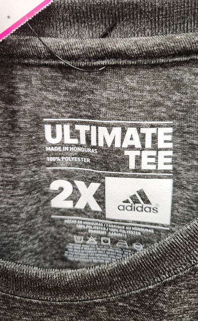 Adidas Men's Size 2X Gray Shirt