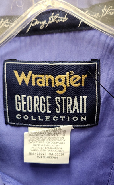 Wrangler Men's Size 2X Purple Shirt