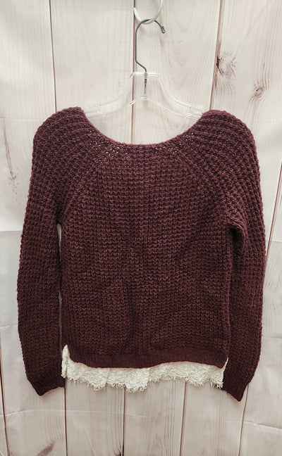Hollister Women's Size XS Maroon Sweater
