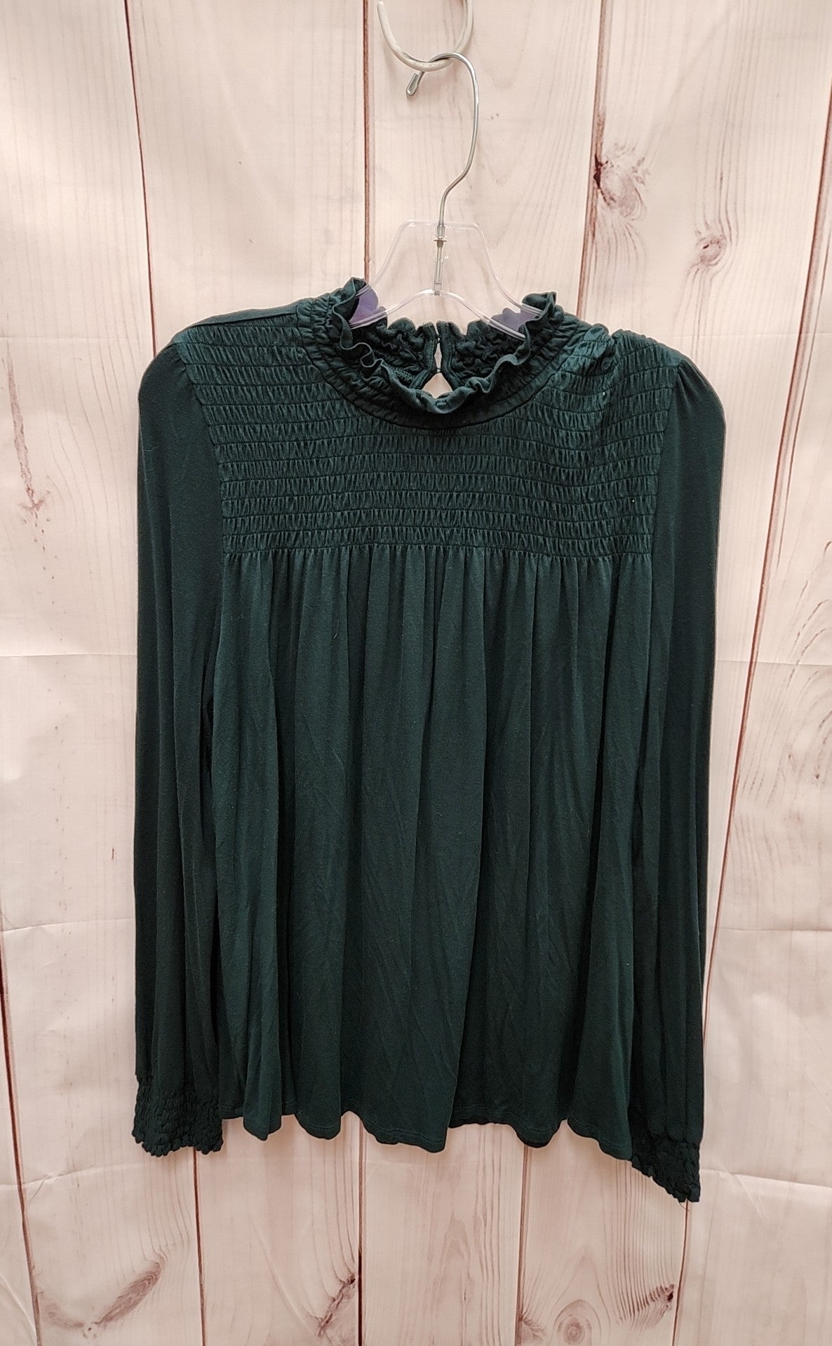 Cable & Gauge Women's Size XL Green Long Sleeve Top